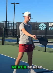 pickleball paddle position