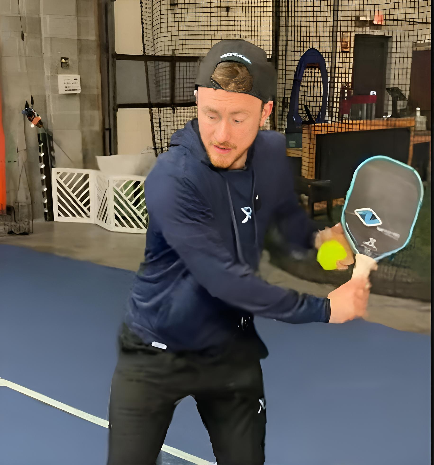 pickleball backhand drive www.zeropickleball.com www.pickleball.bz