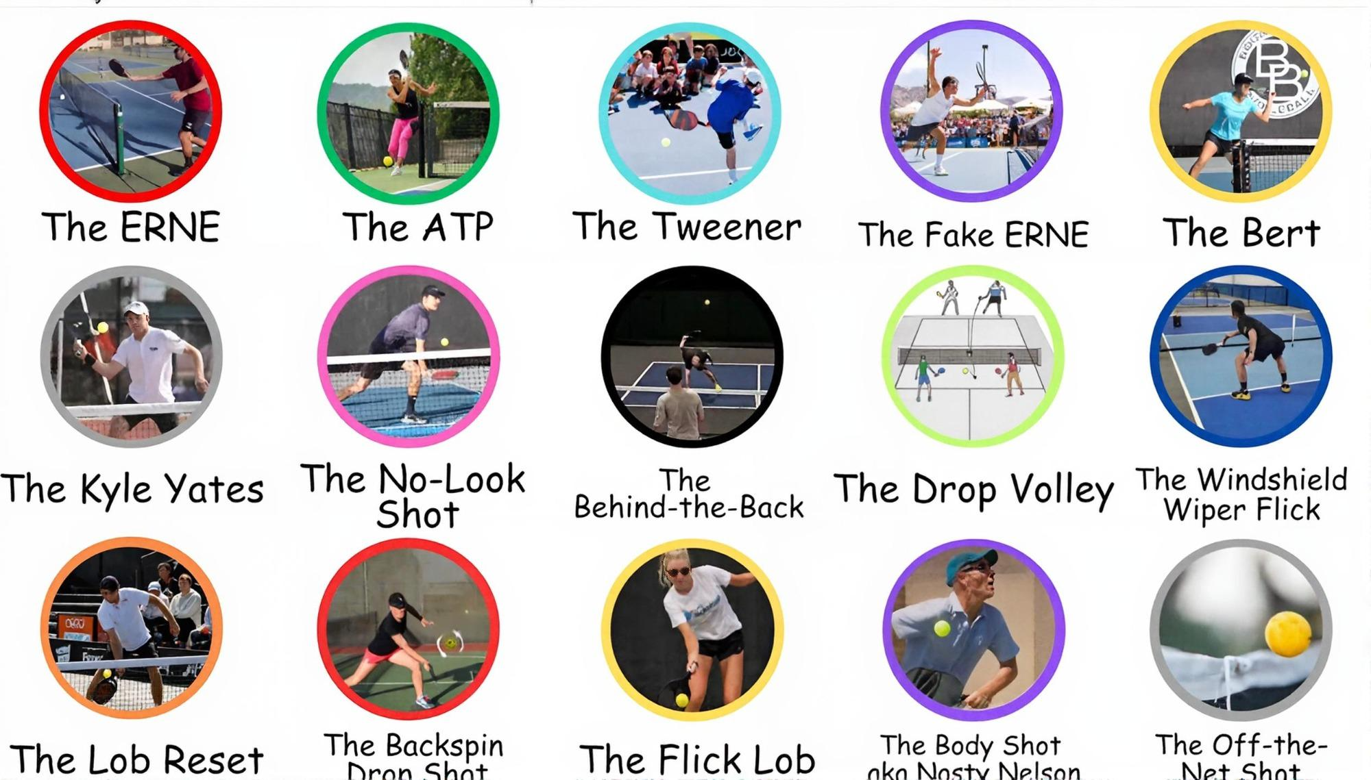 all pickleball trick shots
