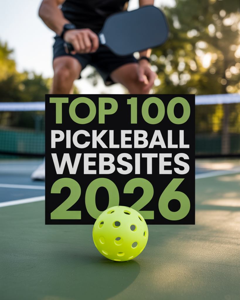 Check out the most vistied pickleball websites