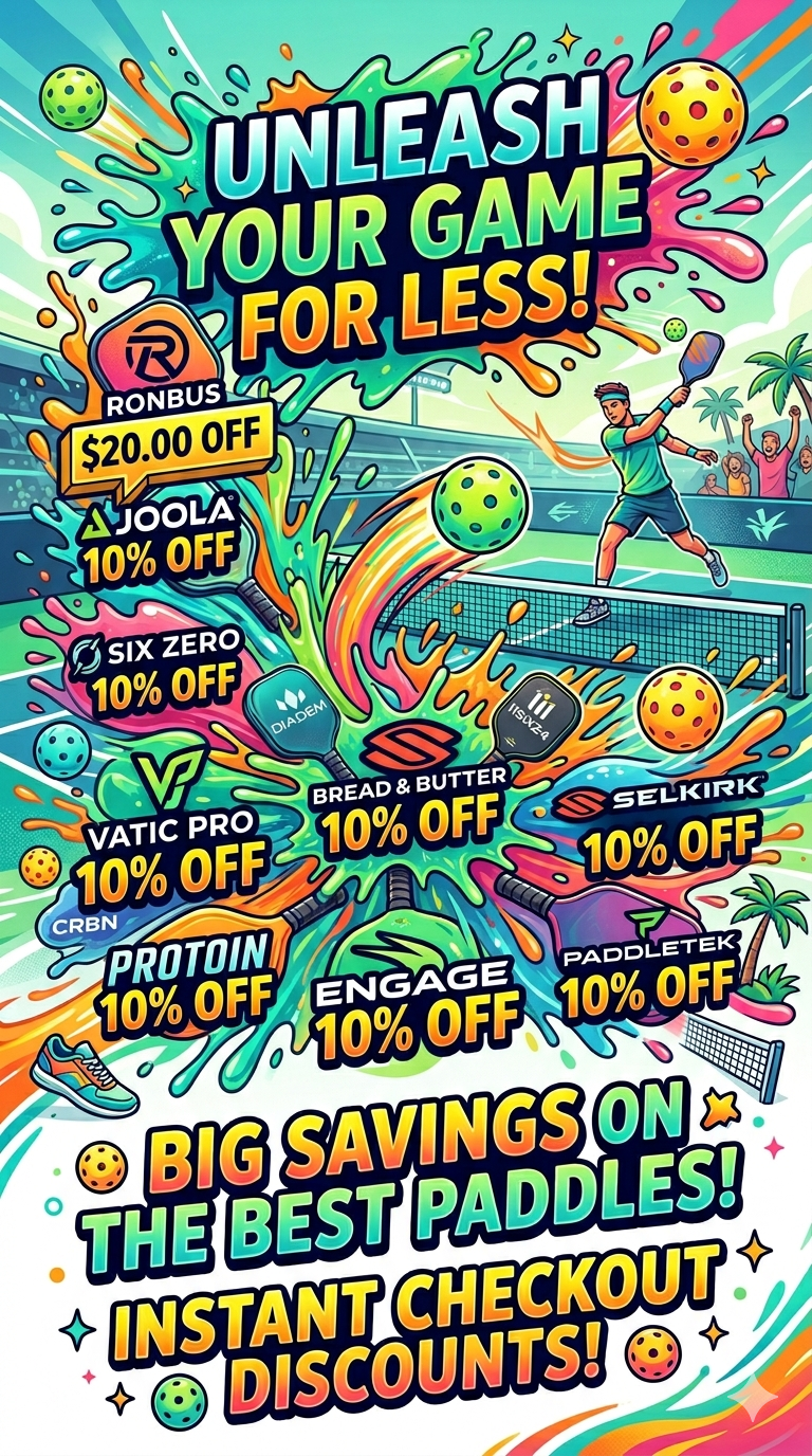 Pickleball Paddle Discount Codes