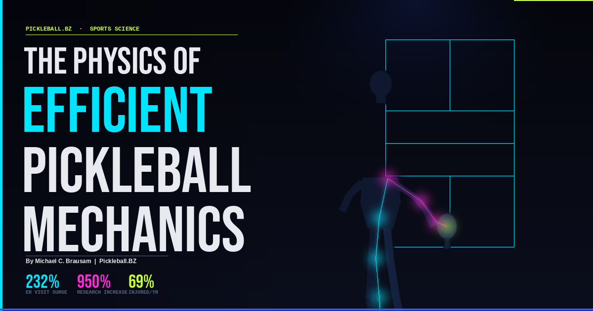 THE PHYSICS OF EFFICIENT PICKLEBALL MECHANICS