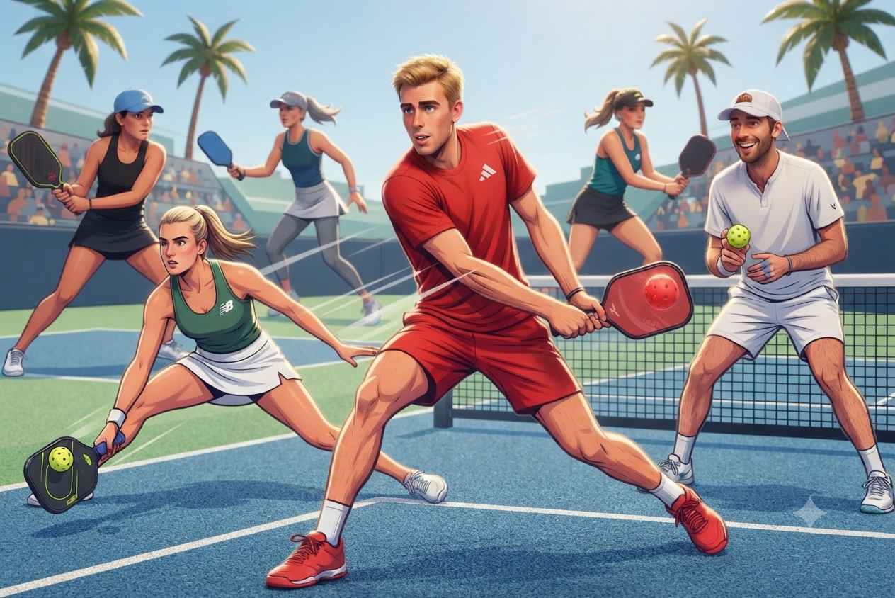 There's a version of pickleball's origin story that never makes the highlight reel: a Wimbledon finalist. A Michigan tennis captain who now argues corporate cases by day. An NCAA doubles champion who once stood in for Emma Stone on a movie set. Somewhere along the way, a huge share of the best players in this sport put down a tennis racquet and picked up a paddle — and never looked back.