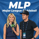Mark Wahlberg Attends Major League Pickleball Playoffs